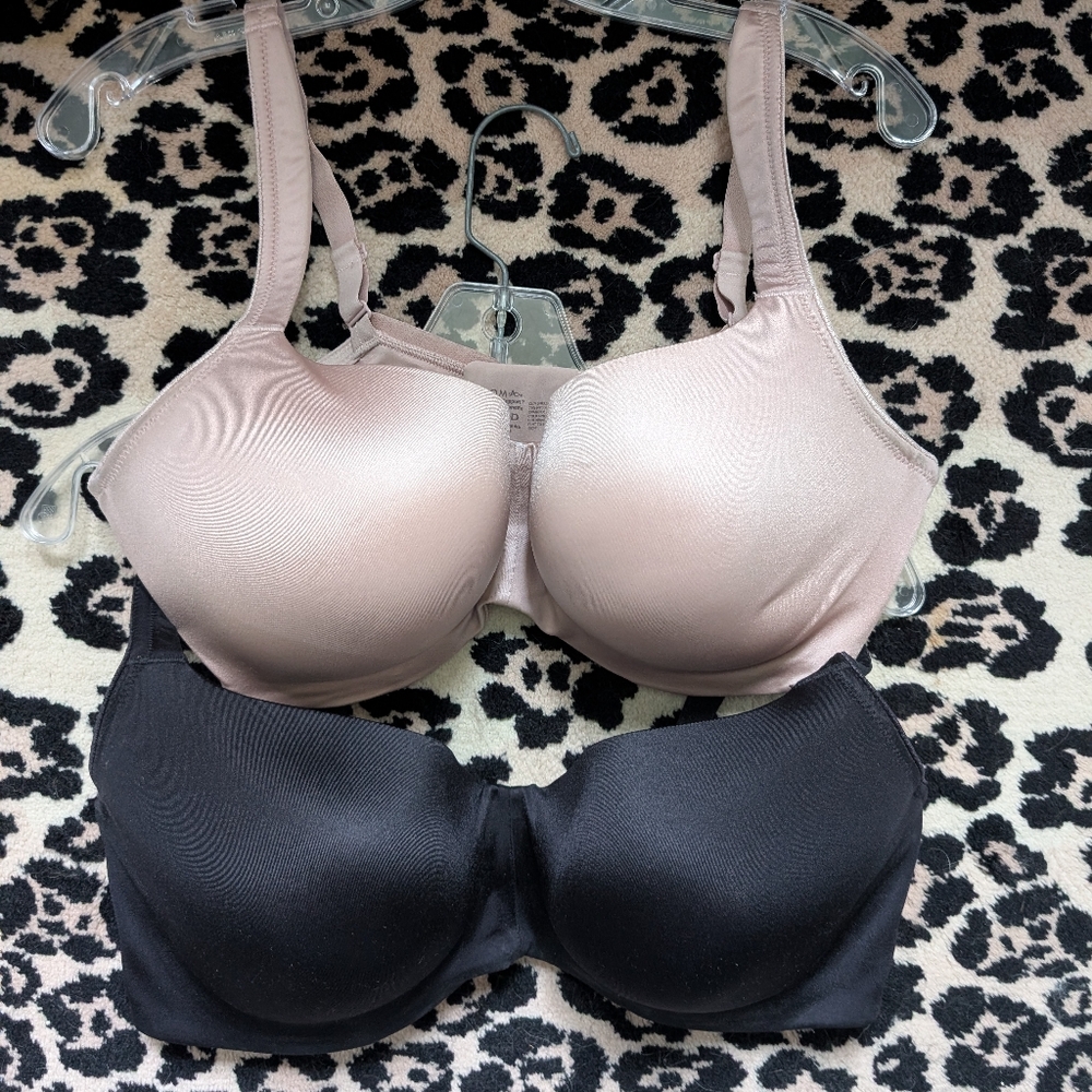 Soma Women's Bra Set - Black and Cream